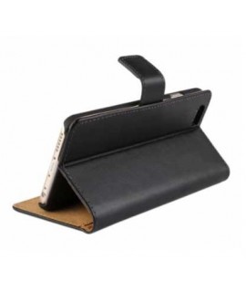 Etui cuir noir portefeuille pour iPhone 8+