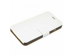 Etui cuir portefeuille blanc pour iPhone 8 plus