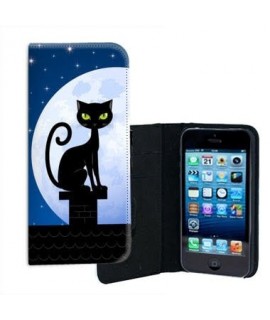 ETUI CUIR NIGHT CAT IPHONE 8