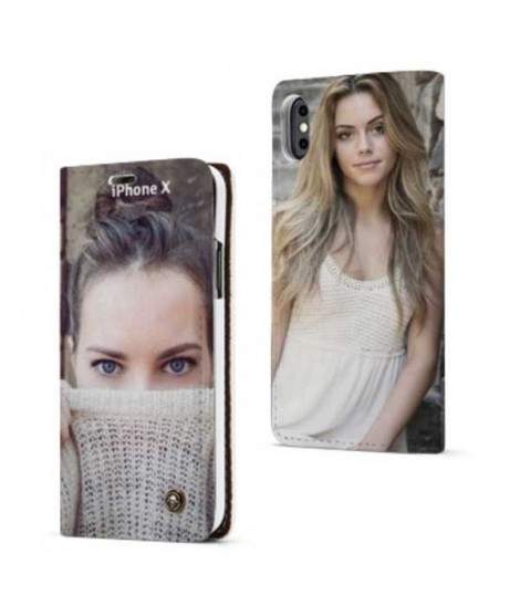 Etuis Cuir PERSONNALISES iphone X (ten)