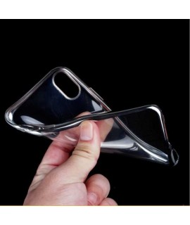 Coque CRYSTAL DELUXE noire souple pour iPhone X/XS