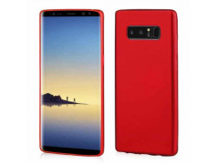 Coque SILICONE rouge Samsung Note 8