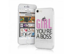 Coque souple GIRL iPhone 8