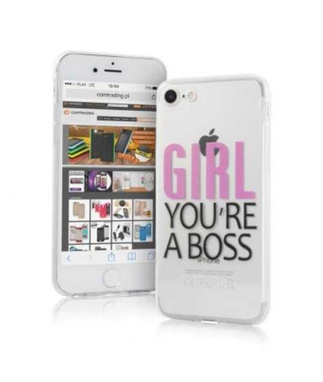 Coque souple GIRL iPhone 8