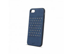 Coque cuir FASHION CLOU bleue marine pour iPhone 6 et 6S