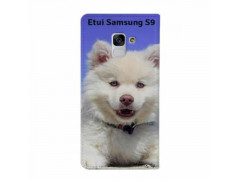 Etuis Cuir PERSONNALISES pour Samsung Galaxy S9