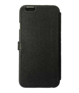 Etui portefeuille originale STARCLIPPERS en cuir noir pour iPhone 8