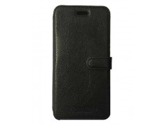 Etui portefeuille originale STARCLIPPERS en cuir noir pour iPhone 8