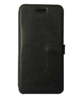 Etui portefeuille originale STARCLIPPERS en cuir noir pour iPhone 8