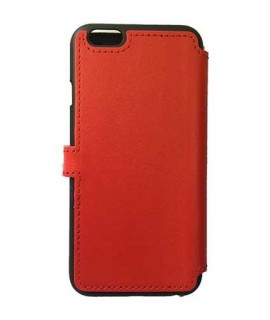 Etui portefeuille originale STARCLIPPERS en cuir bleu pour iPhone 8