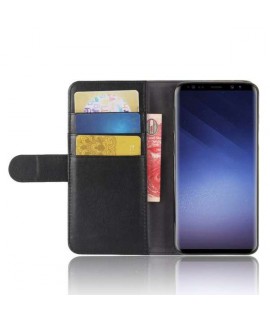 Etui portefeuille noir SAMSUNG GALAXY S9