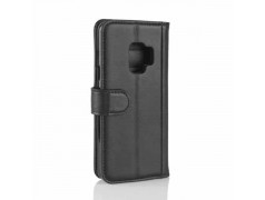 Etui portefeuille magnetique noir SAMSUNG GALAXY S9