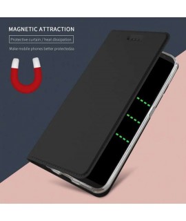 Etui portefeuille magnetique noir SAMSUNG GALAXY S9