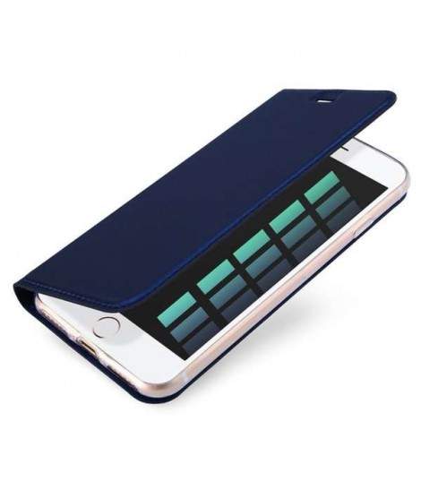 Etui portefeuille BLEU MARINE iPhone 8 et iPhone 7