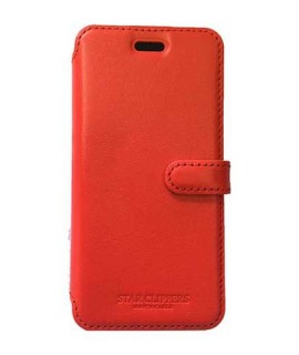 Etui portefeuille STARCLIPPERS rouge pour SAMSUNG GALAXY S8