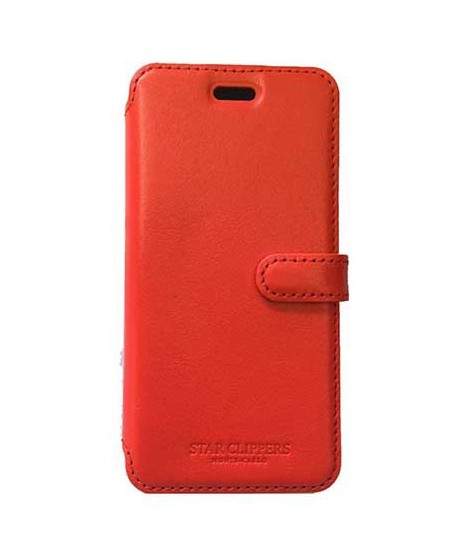 Etui portefeuille STARCLIPPERS rouge pour SAMSUNG GALAXY S8