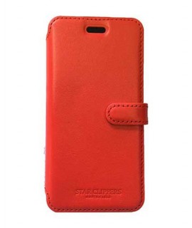 Etui portefeuille STARCLIPPERS rouge pour SAMSUNG GALAXY S8+