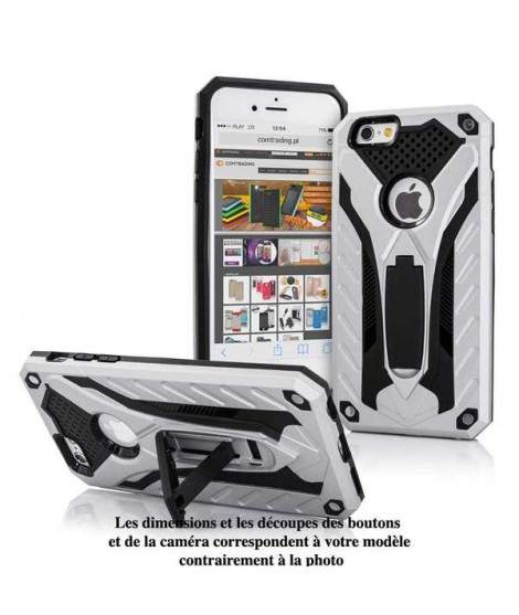 Coque ARMOR noir et argent iPhone X