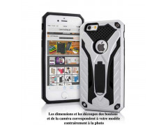 Coque ARMOR noir et argent iPhone X