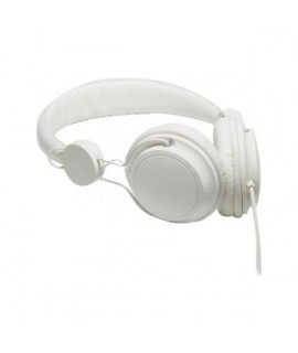 Casque Stereo blanc ULTRA LEGER avec micro