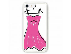 Coque souple PETITE ROBE ROSE iPhone 8