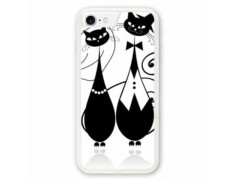 Coque souple PAIRE OF CATS iPhone 8