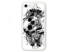 Coque souple SKULL BLACK iPhone 8