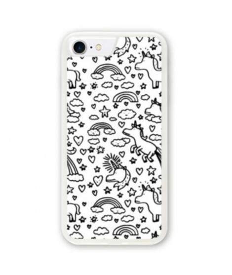 Coque souple LICORNE 3 iPhone 8+