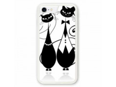 Coque souple PAIRE OF CATS iPhone 8+
