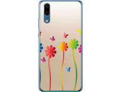 Coque silicone FLEURS pour iPhone X