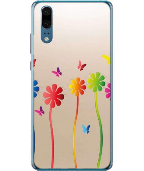 Coque silicone FLEURS pour iPhone X