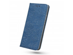 Etui portefeuille bleu marine paillettes iPhone X /XS