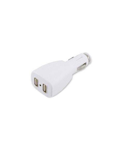 DOUBLE chargeur 12 volts allume cigare pour Iphone, Ipad et Ipod.