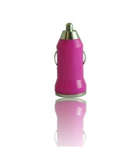 MINI Chargeur rose 12 volts allume cigare pour Iphone, Ipad, Ipod 