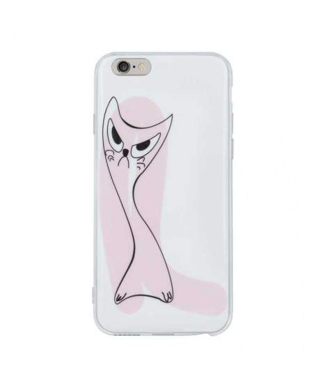 Coque gel PINK CAT iPhone 6+ et 6+ S