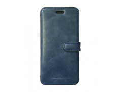 Etui portefeuille originale STARCLIPPERS en cuir bleu pour iPhone Xr