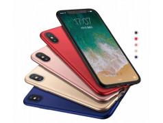 Coque SOFT TOUCH rouge iPhone XS