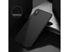 Coque SOFT TOUCH noire iPhone XS