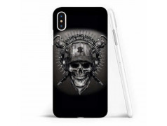 Coque souple ARMY SKULL en gel iPhone X