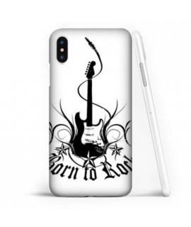 Coque souple BORN TO ROCK en gel iPhone X iPhone X