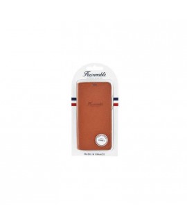 Etui folio FACONNABLE iPhone X/XS orange French Riviera