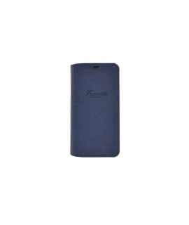 Etui folio FACONNABLE iPhone X/XS bleu marine French Riviera