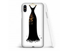 Coque souple ROBE NOIRE en gel iPhone X