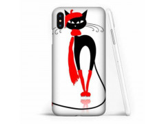 Coque souple WINTER CAT en gel iPhone X