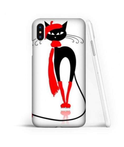 Coque souple WINTER CAT en gel iPhone X