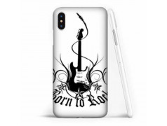 Coque souple BORN TO ROCK en gel iPhone XS