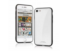Coque souple CASE GLASS WHITE en gel iPhone XS