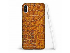 Coque souple CROCO en gel iPhone XS