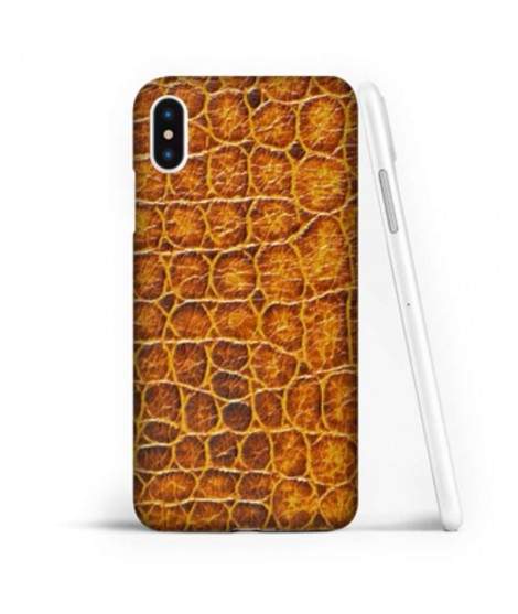 Coque souple CROCO en gel iPhone XS