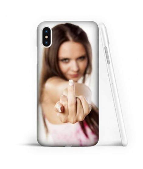 Coque souple FUCK en gel iPhone XS MAX